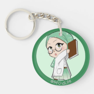 Llavero cute hijabed anime key chain