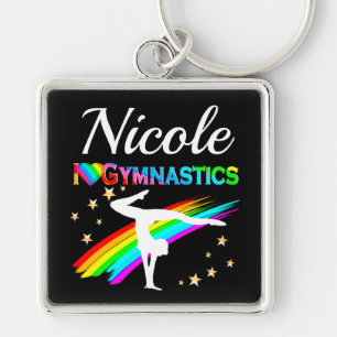 LLAVERO CUTE I LOVE GIMNASTICS DISEÑO PERSONALIZADO