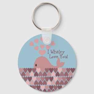 Llavero Cute I whaley Love You! design