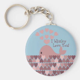 Llavero Cute I whaley Love You! design