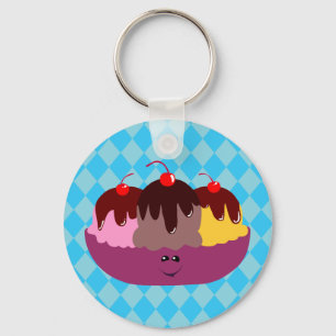 Llavero Cute Ice Cream Bowl