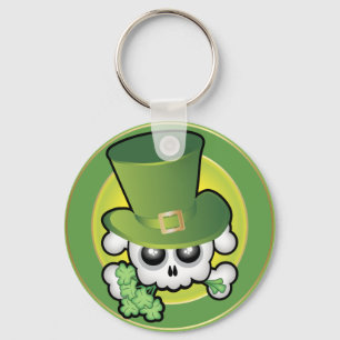Llavero Cute Irish Skull