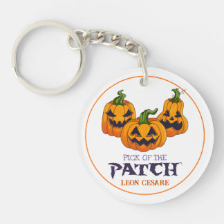 Llavero Cute Jack O Lantern espeluznante Parche de Calabaz
