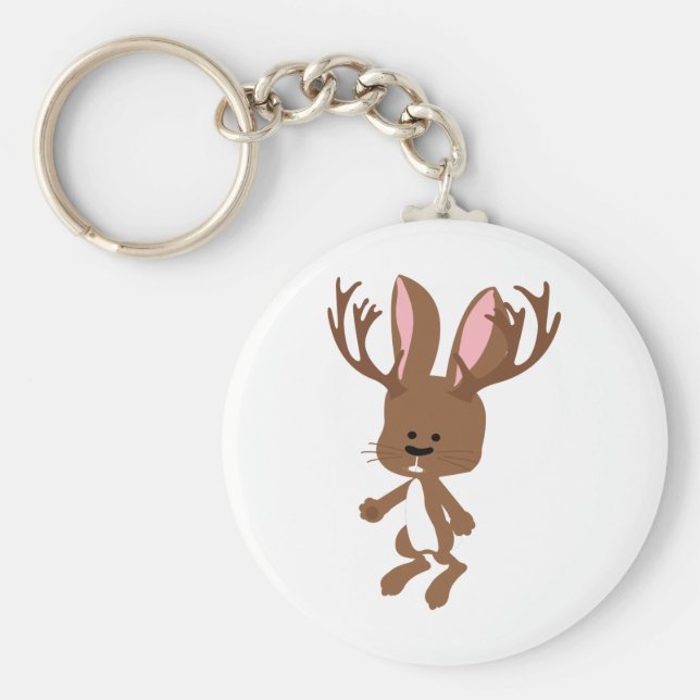 Llavero Cute Jackalope (Frente)