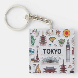 Llavero Cute Japan Icons: Sticker Pack Adventure