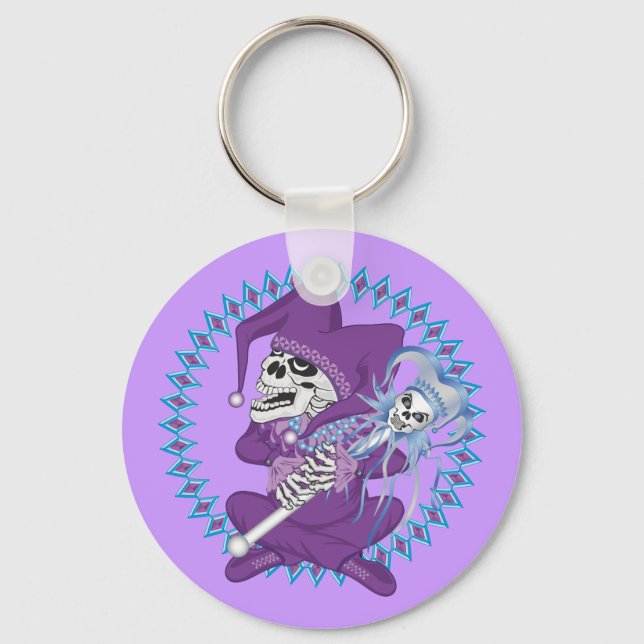 Llavero Cute Jester Skull (Anverso)