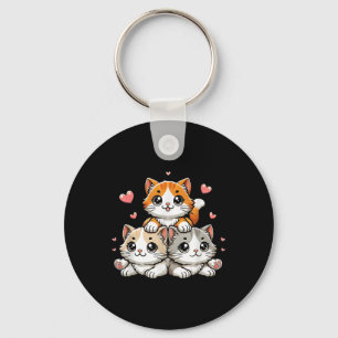Llavero Cute Kawaii Gatos Neko Funny Gato Lover Regalo