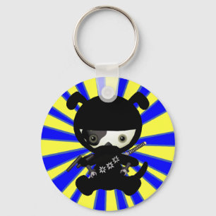 Llavero Cute Kawaii Ninja Puppy Dog Keychain
