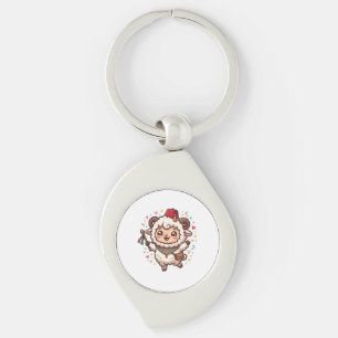 Llavero Cute Kawaii oveja marroquí Eid al-Adha sombrero Fe