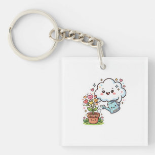 Llavero Cute Kawaii Plant Kindness Cute Cloud y FSticker