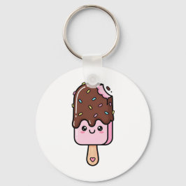 Llavero Cute Kawaii Popsicle Sonriente