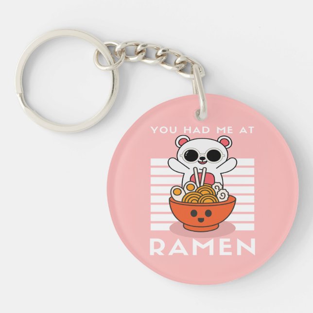 Llavero Cute Kawaii Ramen (Frente)