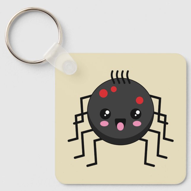Llavero Cute Kawaii Spider (Anverso)