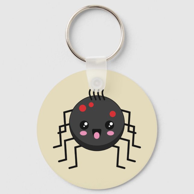 Llavero Cute Kawaii Spider (Anverso)