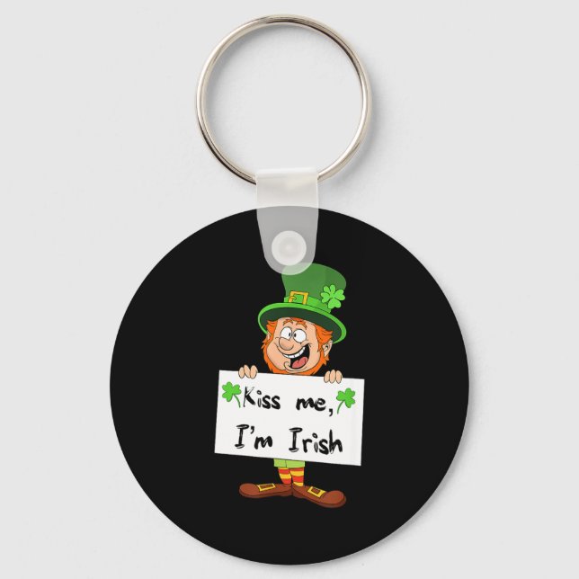Llavero Cute Kiss Me Im Irish Lucky St Patricks Day For Ad (Anverso)