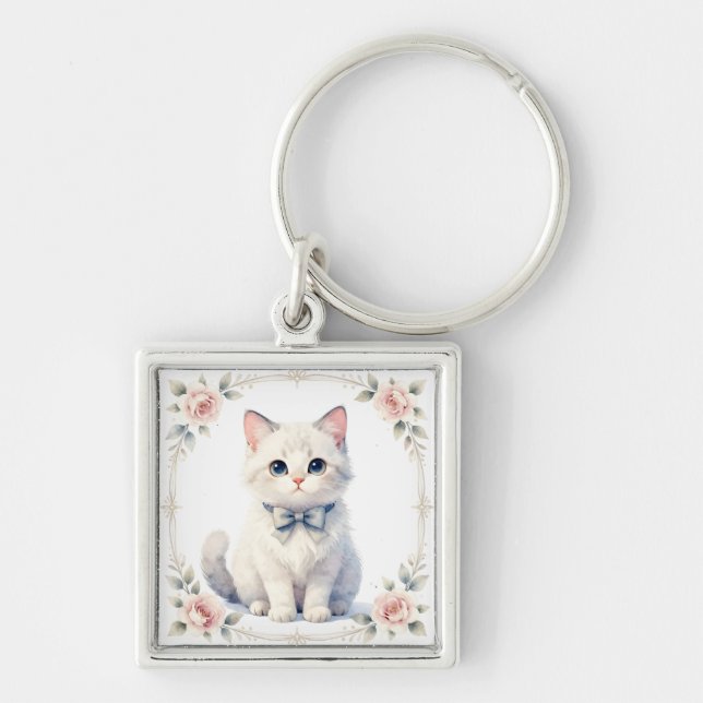 Llavero cute kitty cat keychain (Frente)