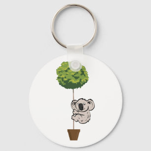 Llavero Cute Koala en el árbol