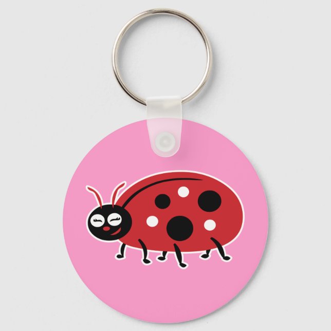 Llavero Cute Ladybug (Anverso)