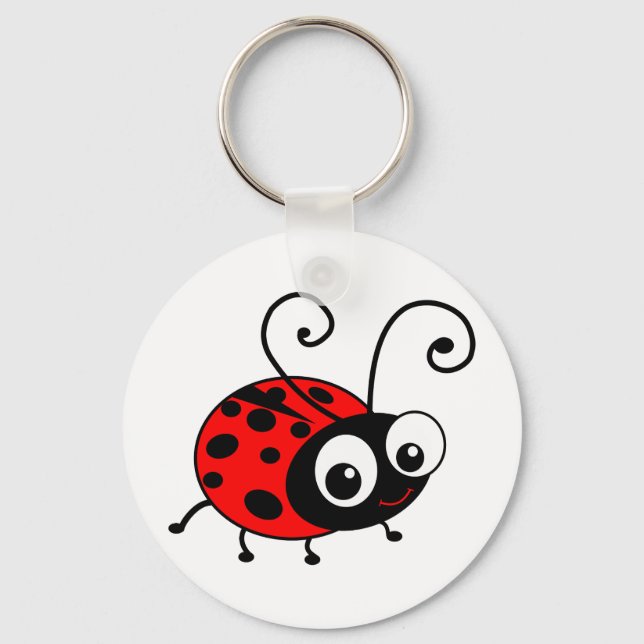 Llavero Cute Ladybug (Anverso)
