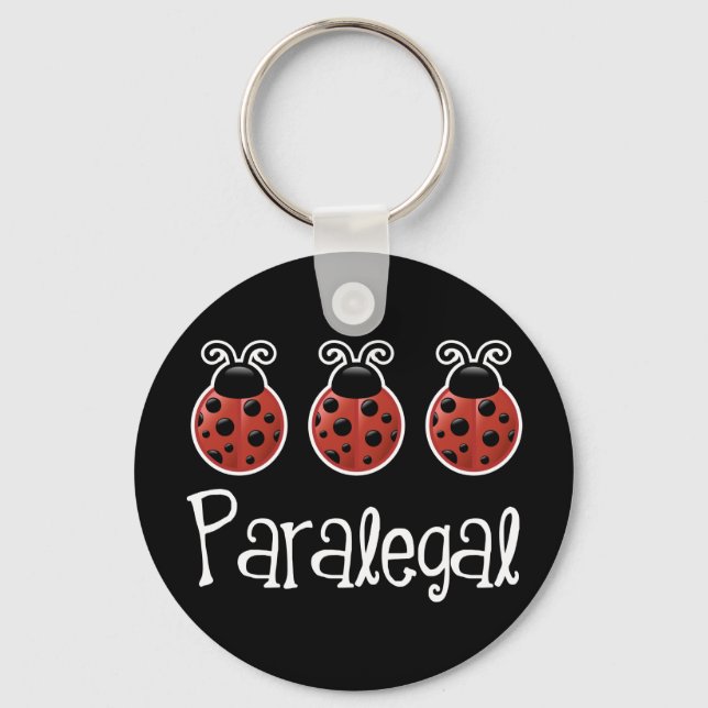 Llavero Cute Ladybug Paralegal Gift (Anverso)