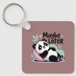Llavero Cute Lazy Panda – “Quizás Más Tarde” Panda Relajan