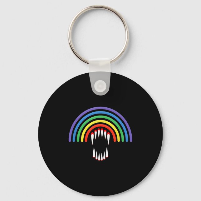 Llavero Cute Lgbtq Vamre Lgbt Halloween Ghost Rainbow Gay  (Anverso)