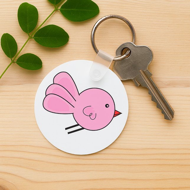 Llavero Cute Little Pink Bird Keychain (Subido por el creador)