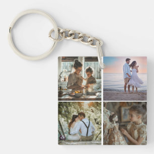 Llavero Cute Love You 'Daddy' Personalizado Collage de fot