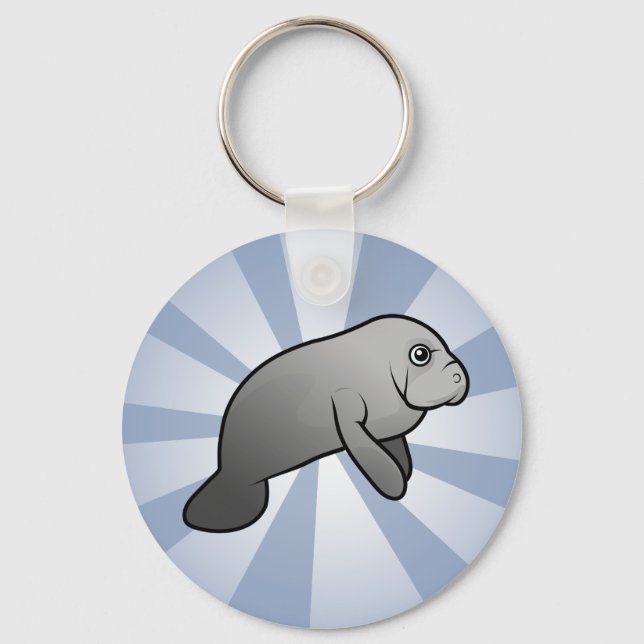Llavero Cute Manatee (Anverso)