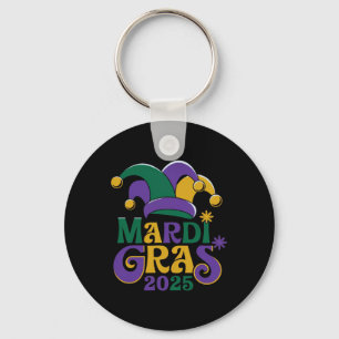 Llavero Cute Mardi Gras Mask Fun 2025