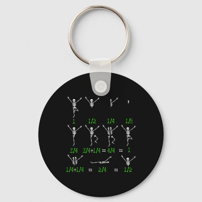 Llavero Cute Math Teacher Equation Skeleton Math Students (Anverso)