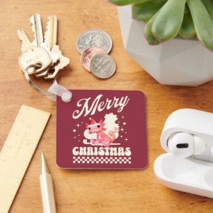 Llavero Cute Navidad Axolotl Feliz Navidad