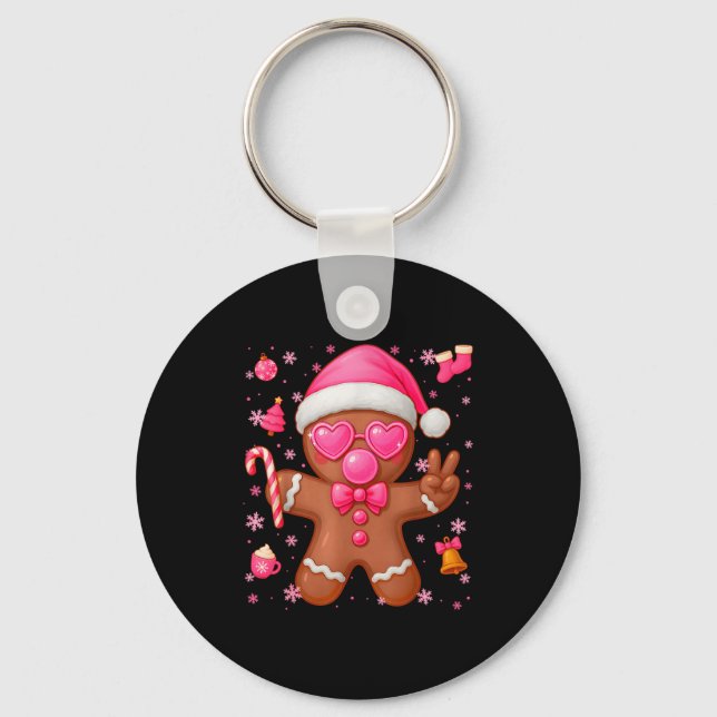 Llavero Cute Nk Gingerbread Bubble Gum Christmas Xmas Girl (Anverso)