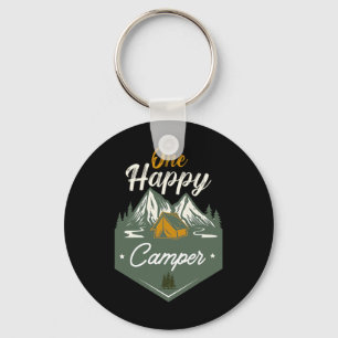 Llavero Cute One Happy Camper Cumpleaños Camping Familia C