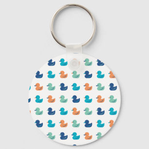 Llavero Cute Paddling of Ducks Pattern