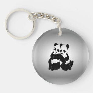 Llavero Cute Panda Bears