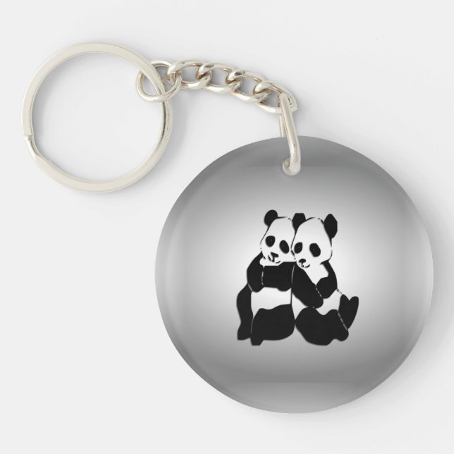Llavero Cute Panda Bears (Frente)