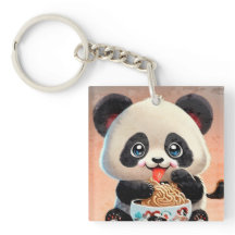 Cute Panda comiendo Ramen