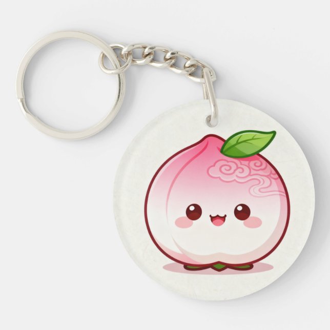 Llavero Cute Peach Keychain (Frente)