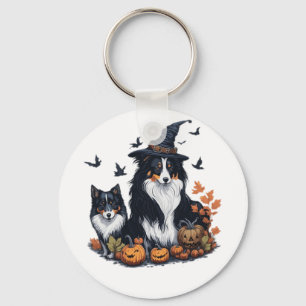 Llavero Cute Perro Halloween 