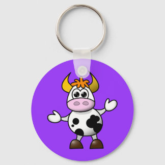 Llavero Cute Personalizado Cow