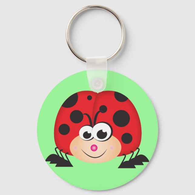 Llavero Cute Personalizado Ladybug (Anverso)