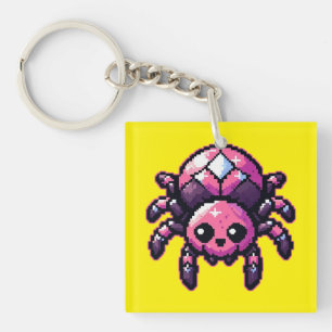 Llavero Cute Pixel Spider