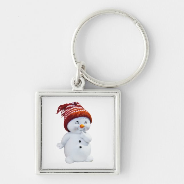 LLAVERO CUTE PLAYFUL SNOWMAN (Frente)
