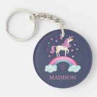 Cute Purple Rainbow Unicorn
