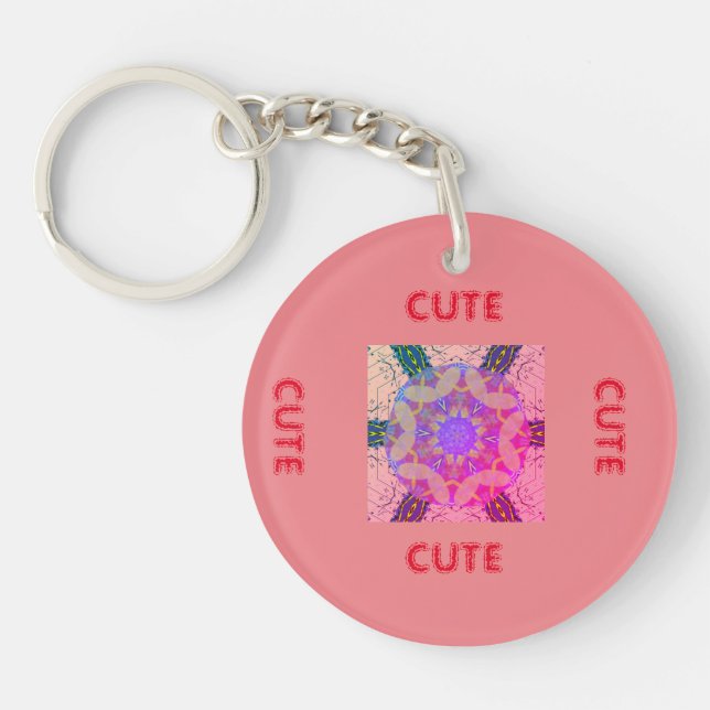 LLAVERO CUTE_RED_PINK (Frente)