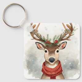 Llavero Cute Reindeer Christmas Keychain