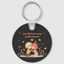 Llavero Cute Romantic Anime Couple - Love Moment