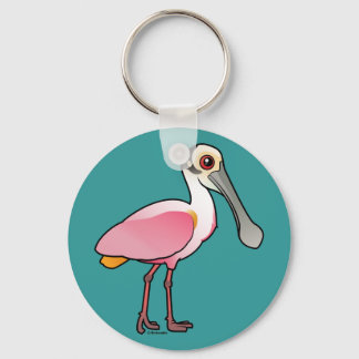 Llavero Cute Roseate Spoonbill