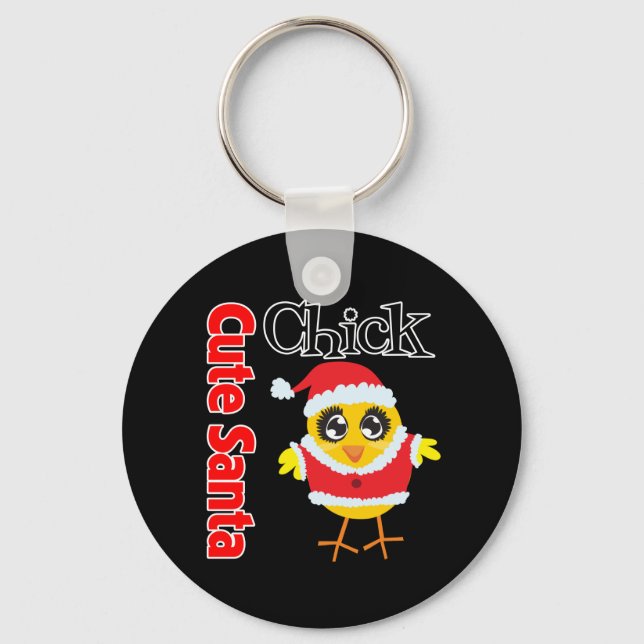 Llavero Cute Santa Chick (Anverso)